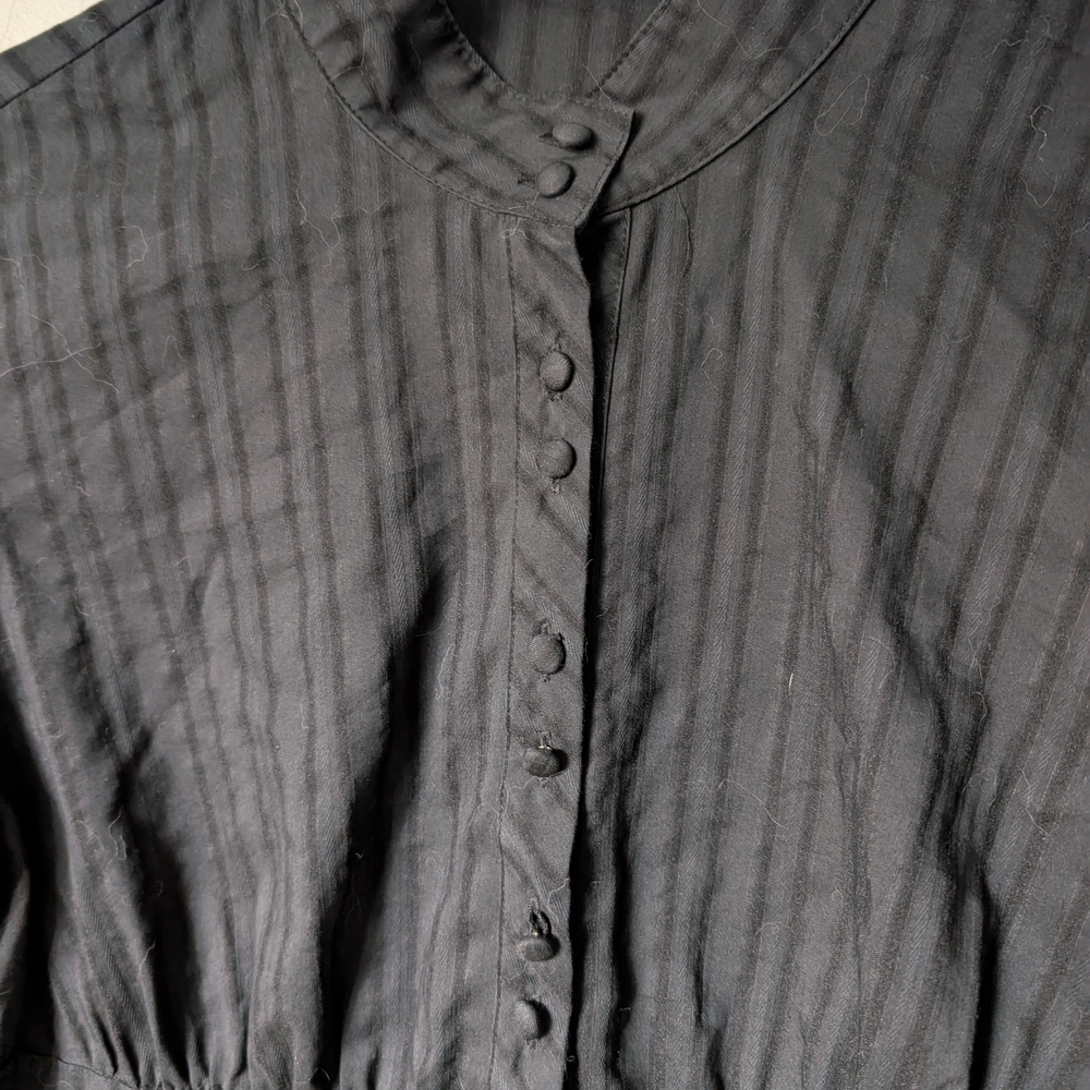 Matty M Black Button-Up Blouse - Picture 4 of 5